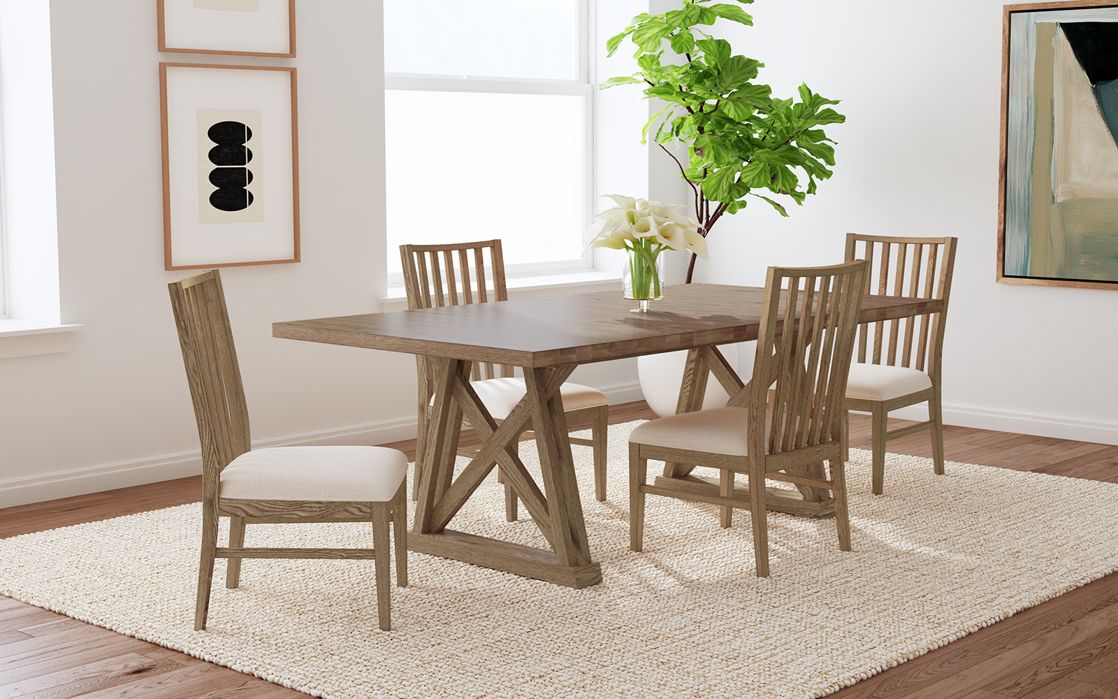 A-America WETAC6300 Weston Trestle Table A-America WETAC6300 Weston Trestle Table