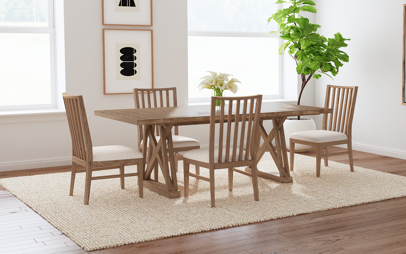 A-America WETAC6300 Weston Trestle Table A-America WETAC6300 Weston Trestle Table