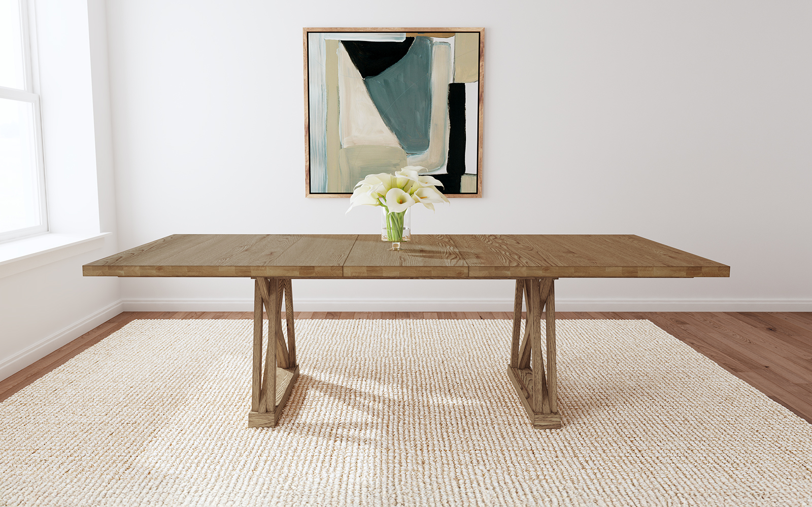 A-America WETAC6300 Weston Trestle Table A-America WETAC6300 Weston Trestle Table