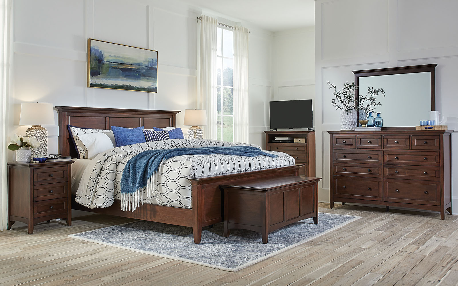 A-America WSLCB5030 Westlake Queen Panel Bed A-America WSLCB5030 Westlake Queen Panel Bed