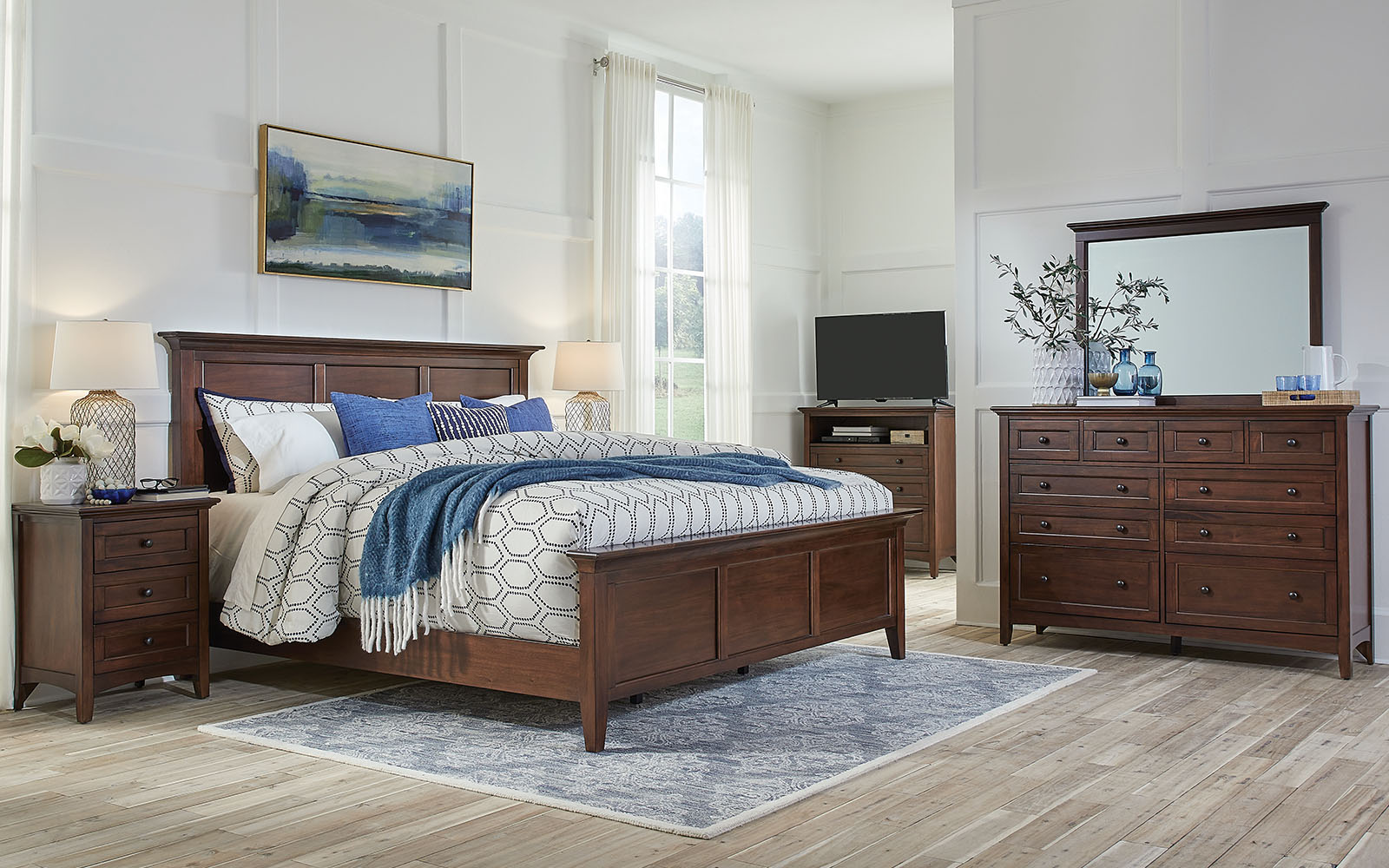 A-America WSLCB5230 Westlake Cal King Panel Bed A-America WSLCB5230 Westlake Cal King Panel Bed