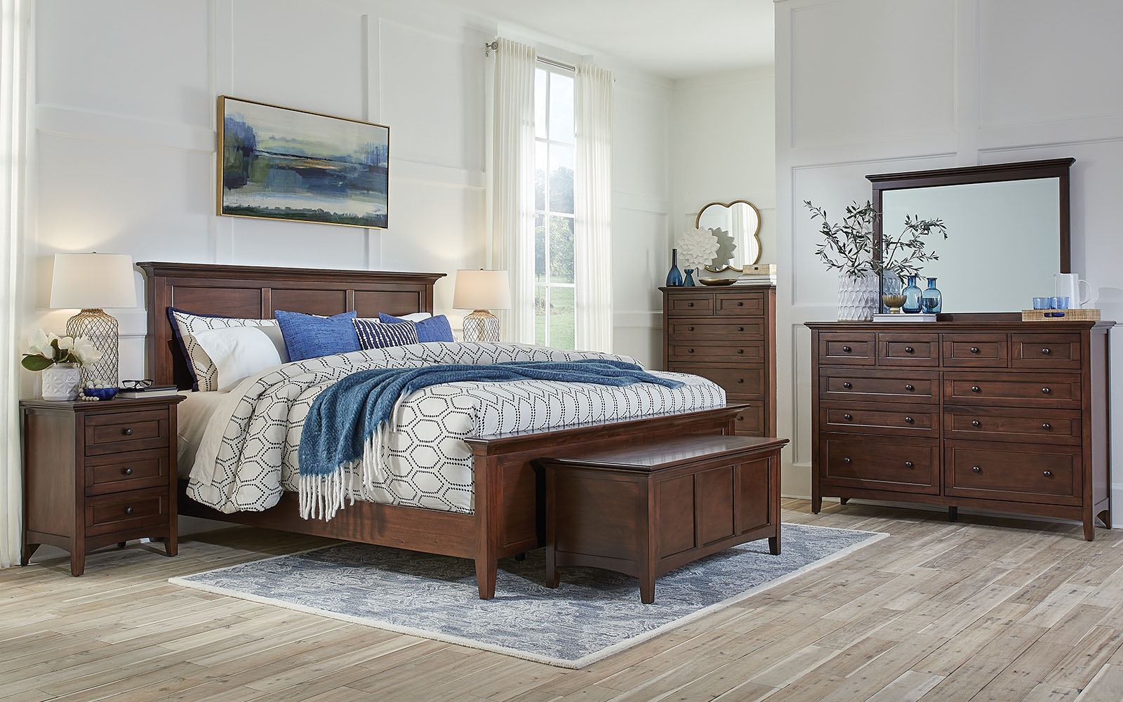 A-America WSLCB5230 Westlake Cal King Panel Bed A-America WSLCB5230 Westlake Cal King Panel Bed