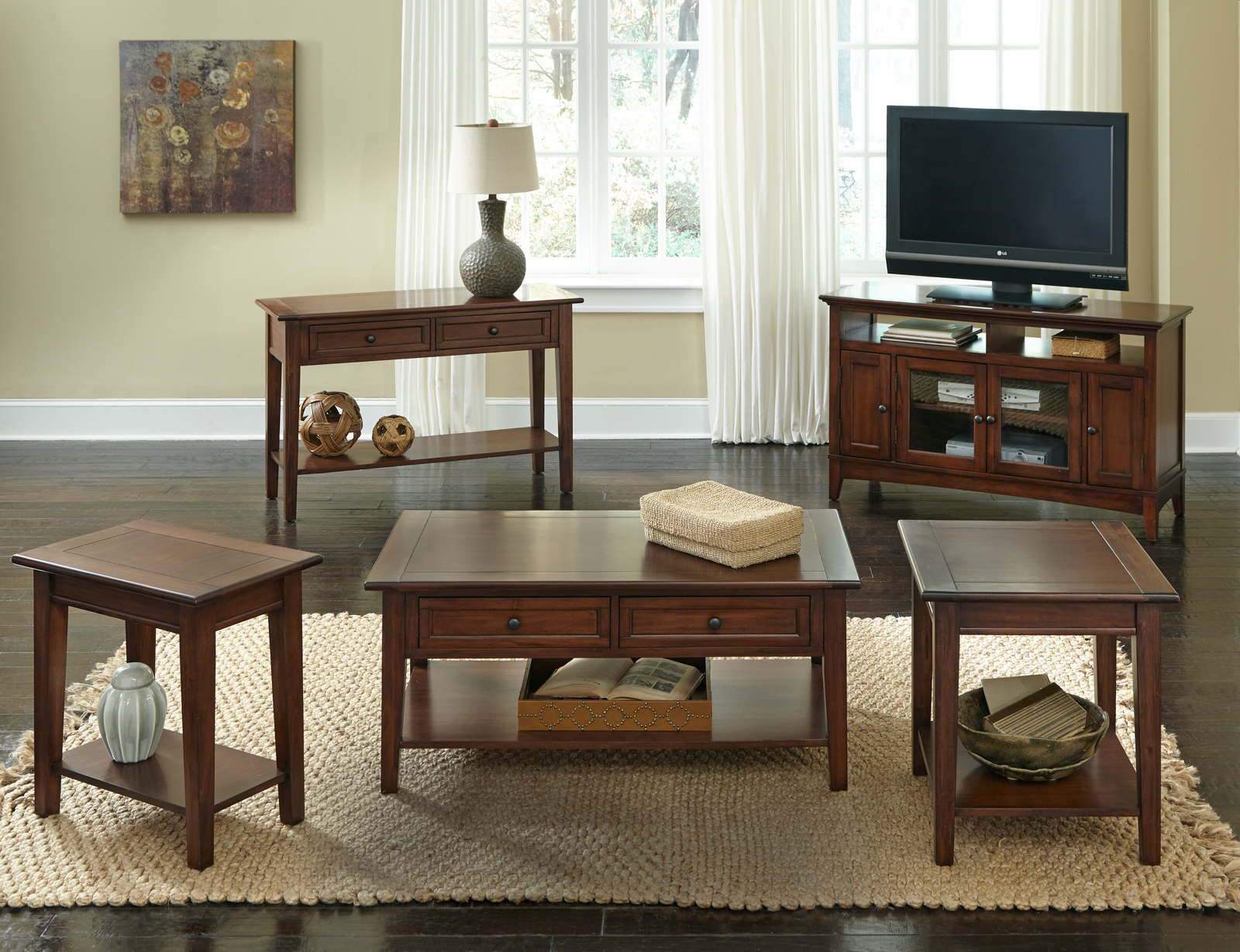 A-America WSLCB7210 Westlake 2 Drawer Sofa Table A-America WSLCB7210 Westlake 2 Drawer Sofa Table