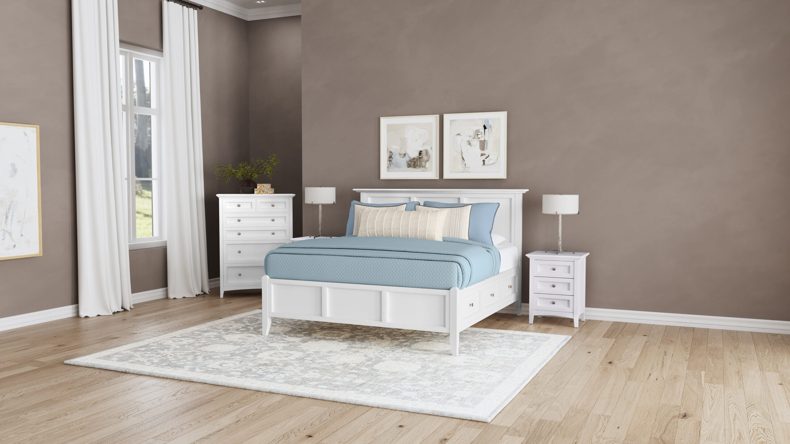 A-America WSLWH5091 Westlake Queen Storage Bed A-America WSLWH5091 Westlake Queen Storage Bed