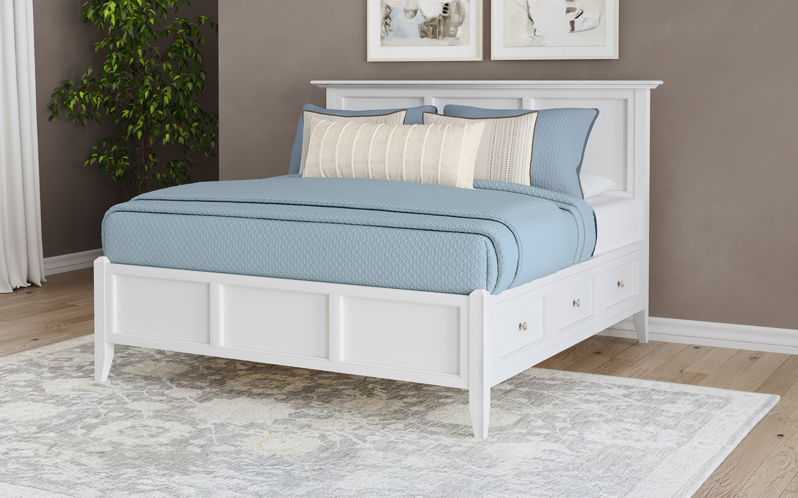A-America WSLWH5291 Westlake Cal King Storage Bed A-America WSLWH5291 Westlake Cal King Storage Bed