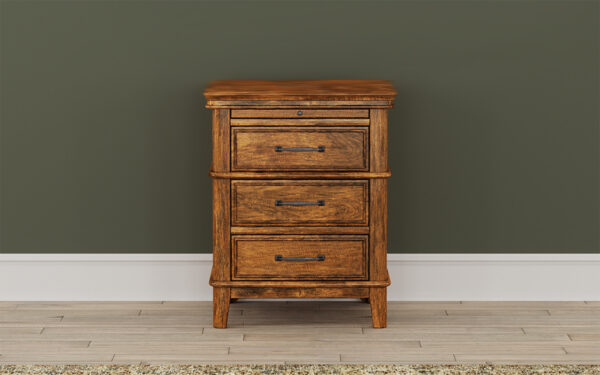 A-America BNDRU5750 Bandalier Nightstand - 3 Drawer