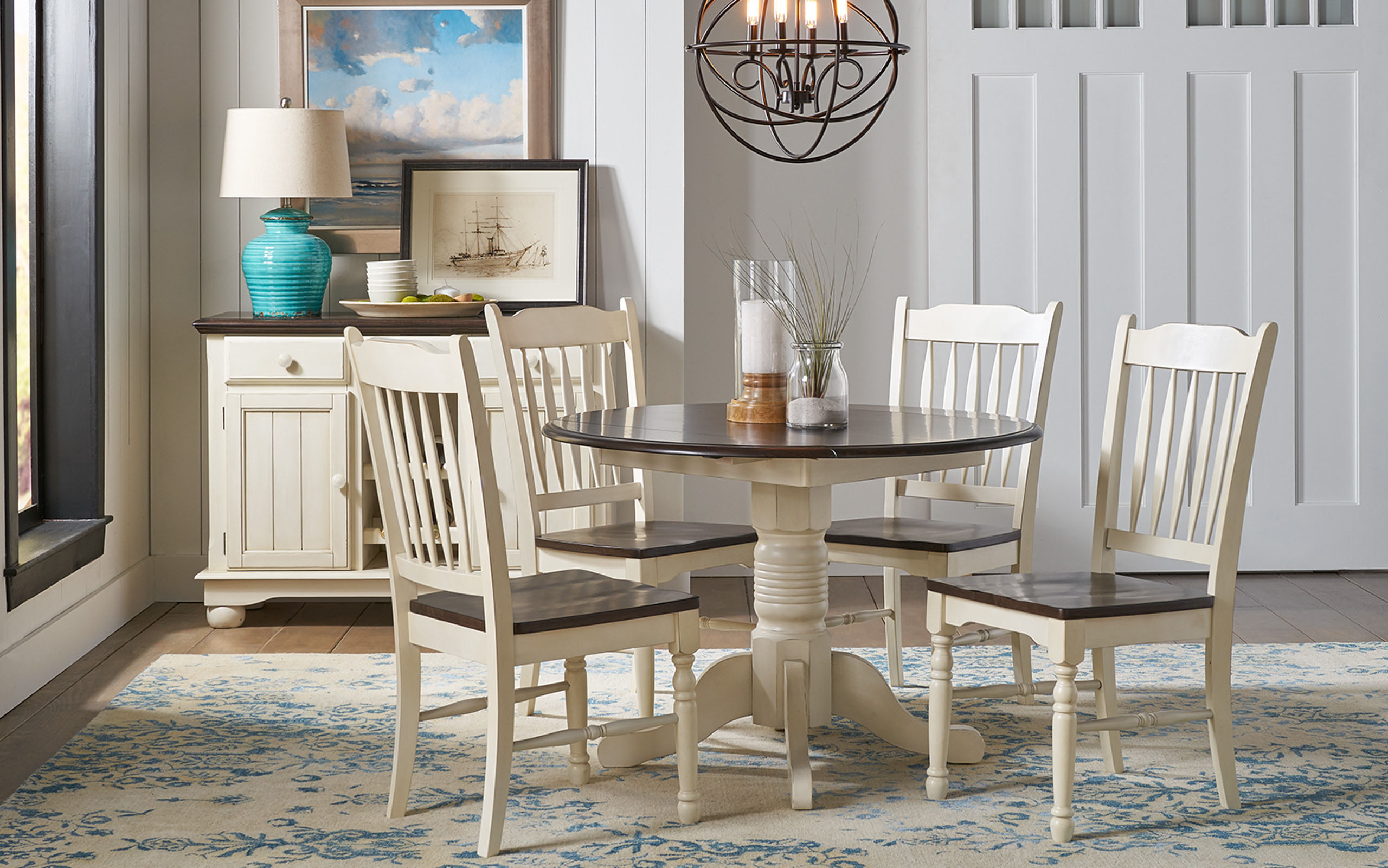 A-America BRICO267K British Isles Slatback Sidechair W/ Wood Seat A-America BRICO267K British Isles Slatback Sidechair W/ Wood Seat