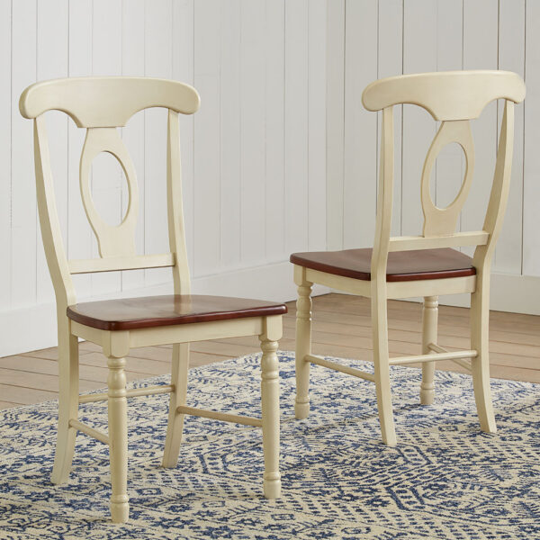 A-America BRIMB285K British Isles Napoleon Sidechair W/ Wood Seat A-America BRIMB285K British Isles Napoleon Sidechair W/ Wood Seat