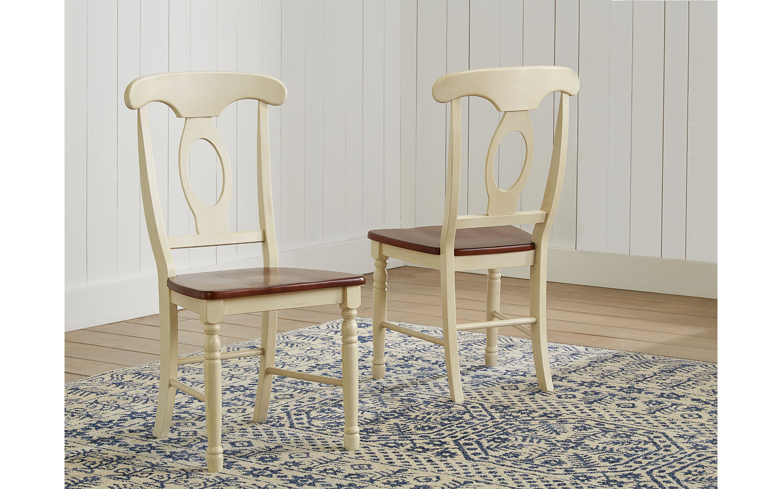 A-America BRIMB285K British Isles Napoleon Sidechair W/ Wood Seat A-America BRIMB285K British Isles Napoleon Sidechair W/ Wood Seat