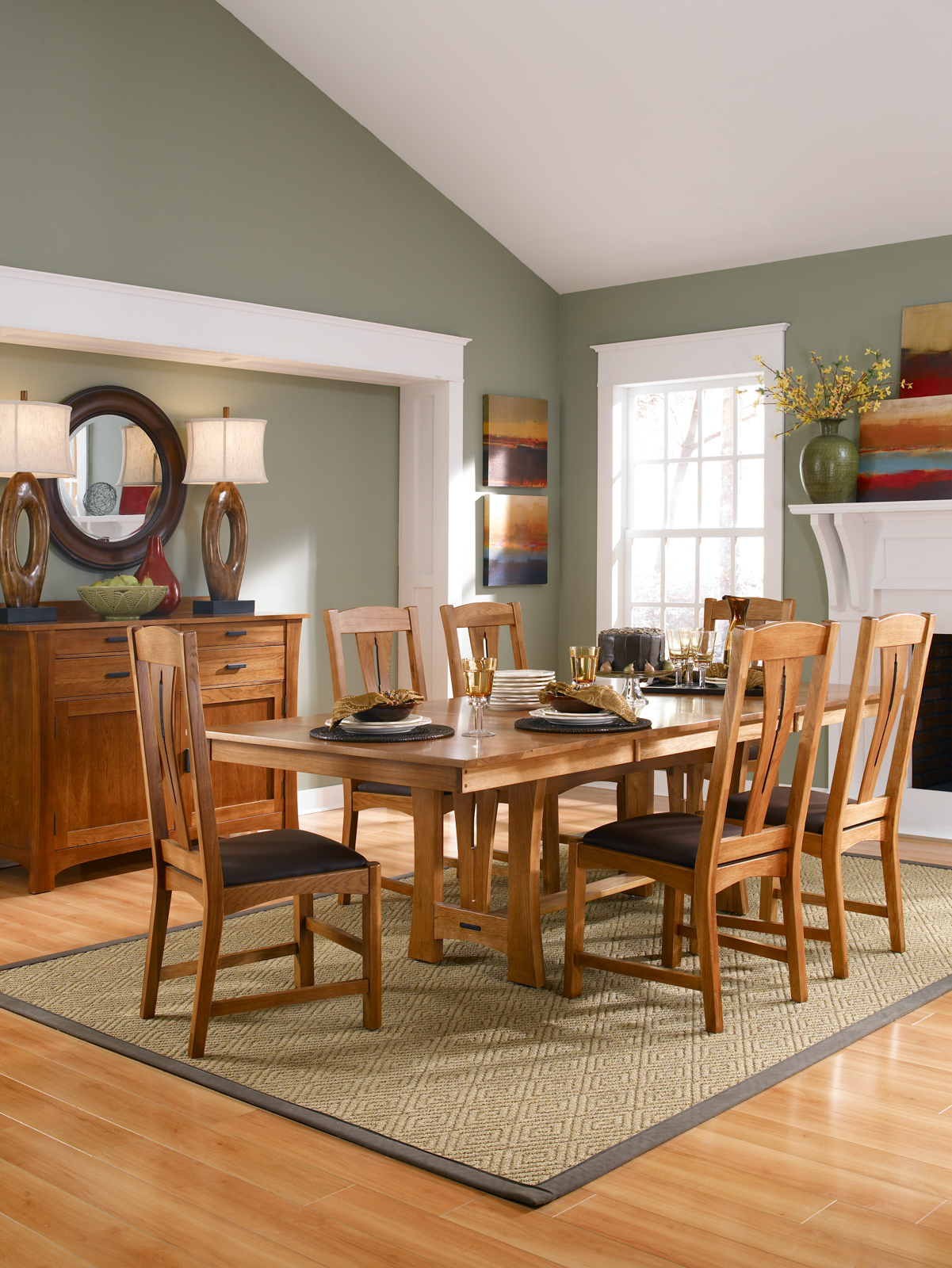 A-America CATAM6300 Cattail Bungalow Trestle Table A-America CATAM6300 Cattail Bungalow Trestle Table
