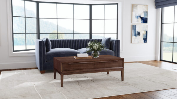 A-America CVLDA7110 Corvallis Coffee Table - Walnut Veneer