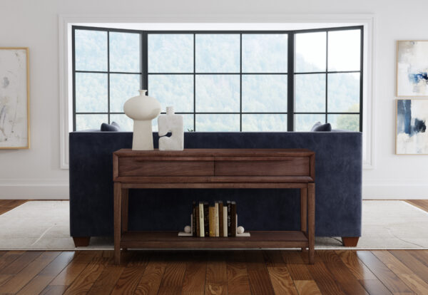 A-America CVLDA7210 Corvallis Sofa Table - Walnut Veneer