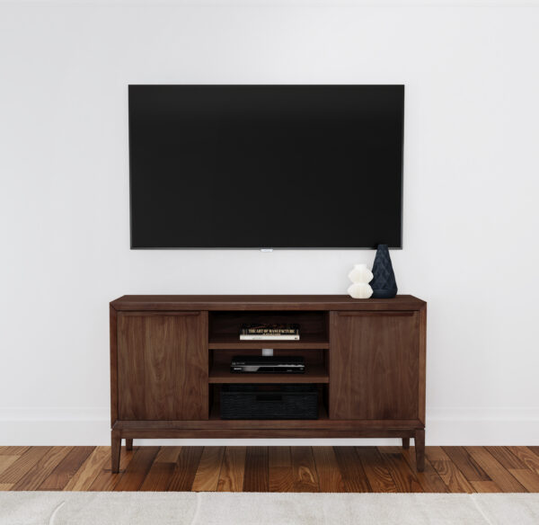 A-America CVLDA7700 Corvallis Media Console - Walnut Veneer