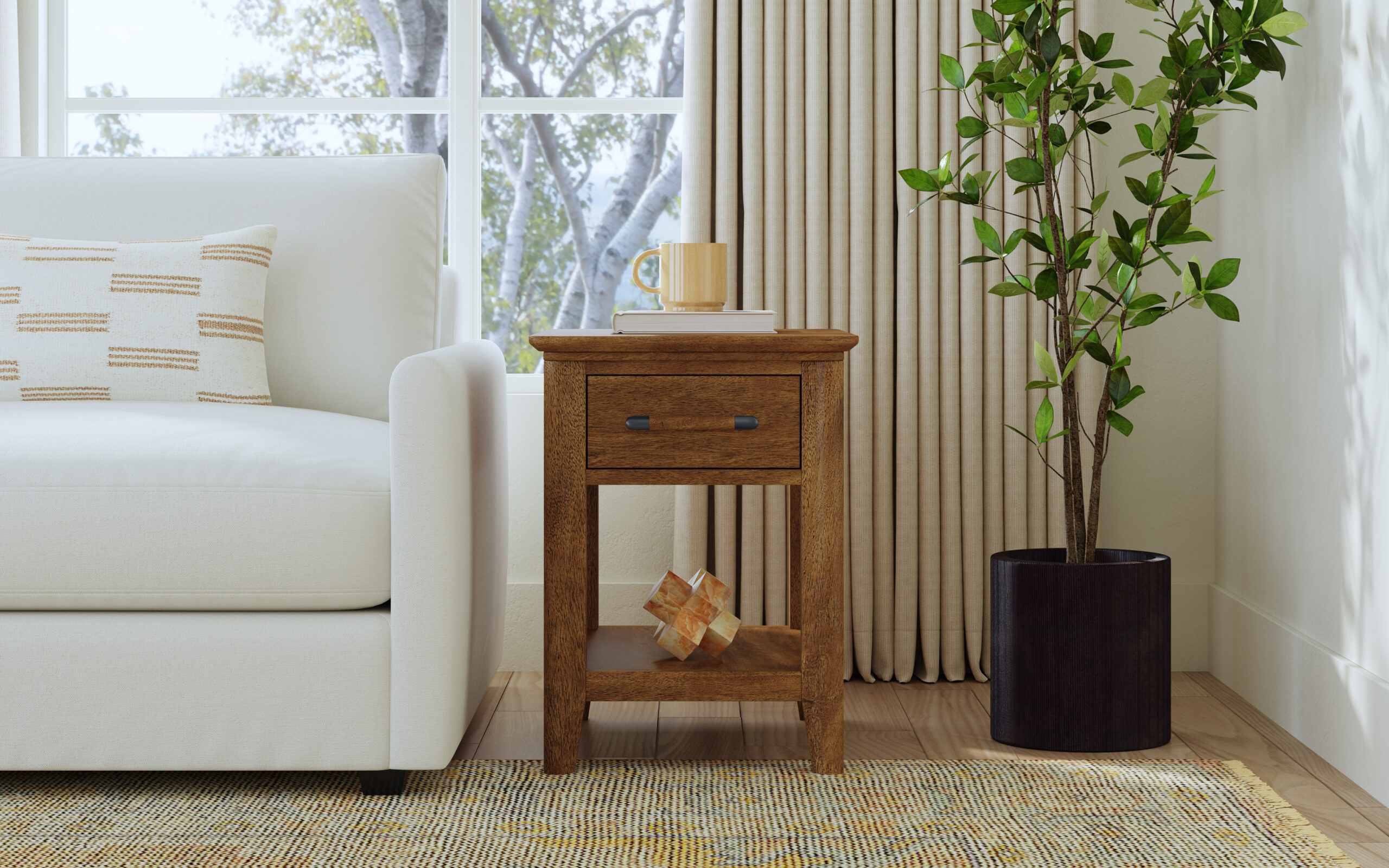 A-America CYSCH7030 Cypress Chairside Table A-America CYSCH7030 Cypress Chairside Table