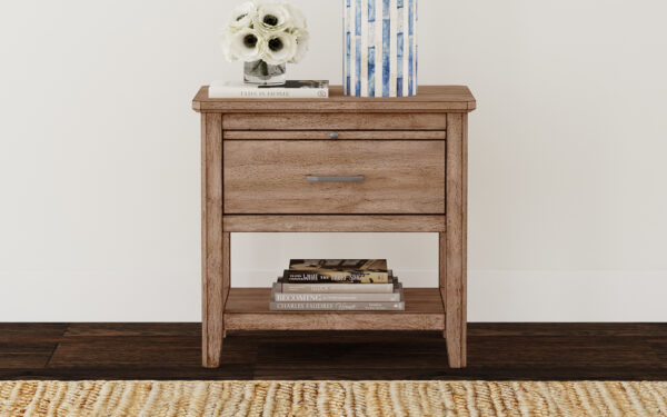 A-America GEOBT5750 Geo Heights Nightstand - Soft Close Side A-America GEOBT5750 Geo Heights Nightstand - Soft Close Side