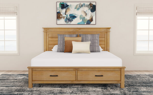 A-America GLPGJ5231 Glacier Point Cal King Storage Bed