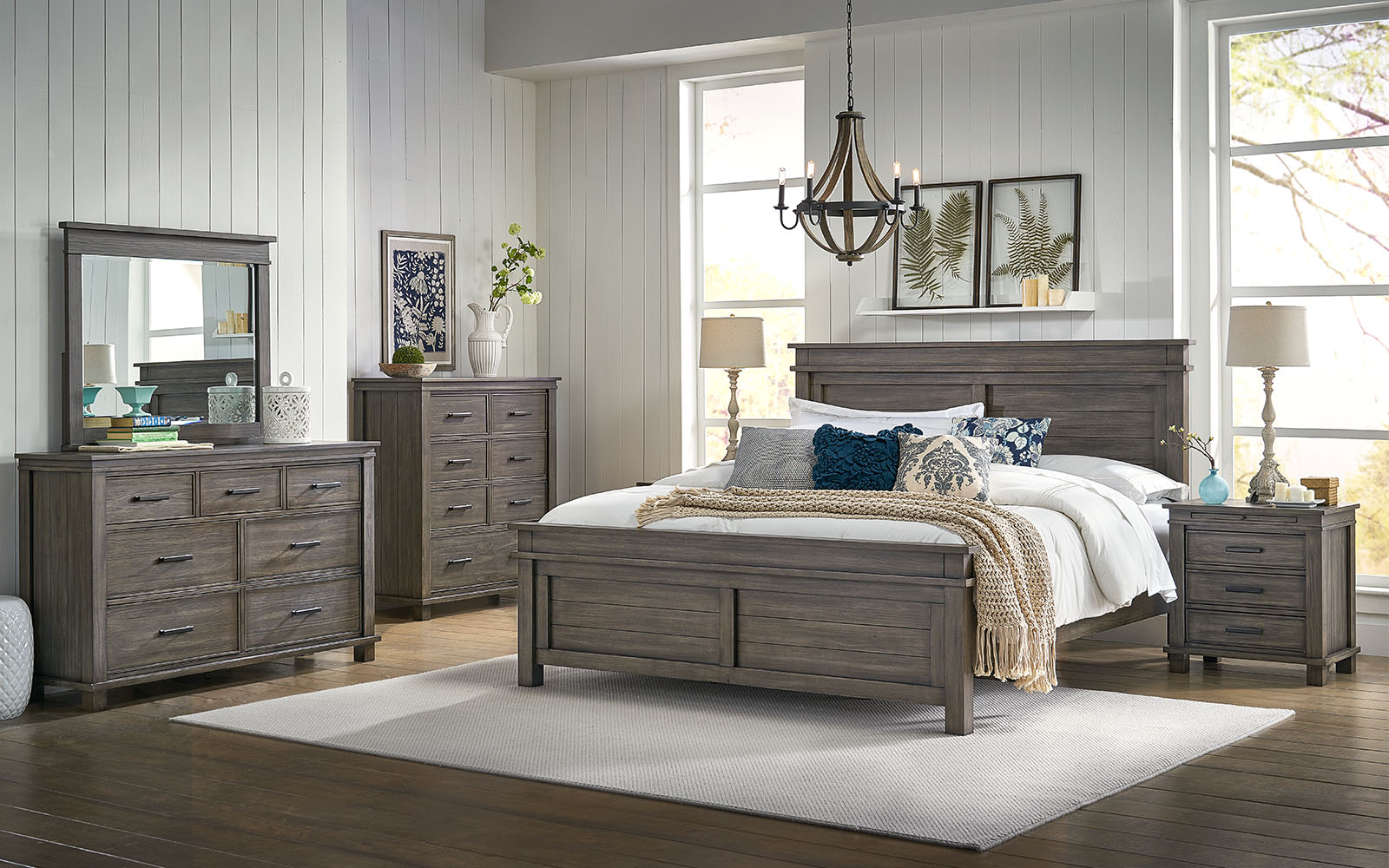 A-America GLPGR5230 Glacier Point Cal King Panel Bed A-America GLPGR5230 Glacier Point Cal King Panel Bed