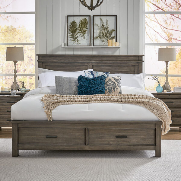 A-America GLPGR5231 Glacier Point Cal King Storage Bed